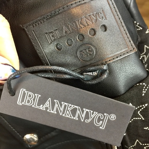 BLANKNYC Over the Moon Black Vegan Moto Jacket - Picture 13 of 13
